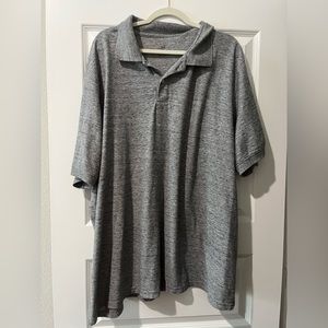 ✨SALE✨ Harbor Bay by DXL Mens Heather Grey Polo